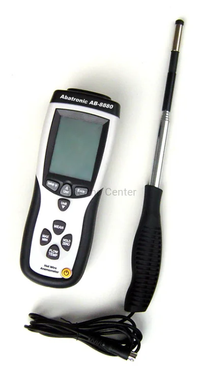 Termo-anemometr bezwiatraczkowy AB-8880 ze Świadectwem Sprawdzenia