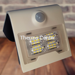 Lampa solarna ścienna LED z czujnikiem ruchu LSD-SWL-2W