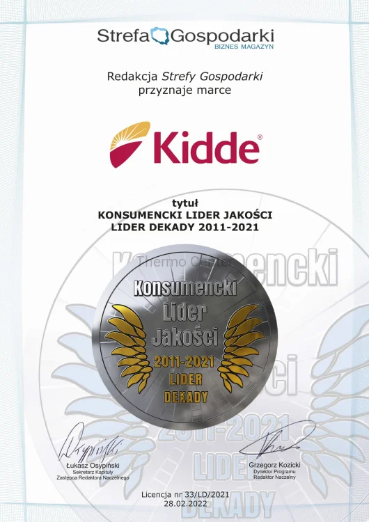 KIDDE - certyfikat LIDER DEKADY.jpg