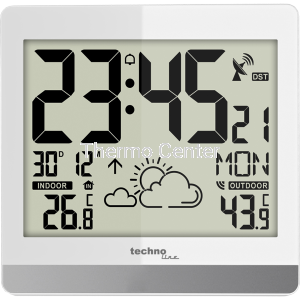 Zegar ścienny stacja pogody Techno Line WS-8119