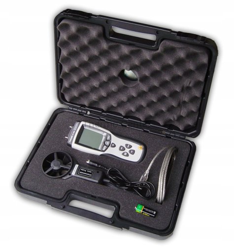 Anemometr, manometr i termometr z USB AB-8897