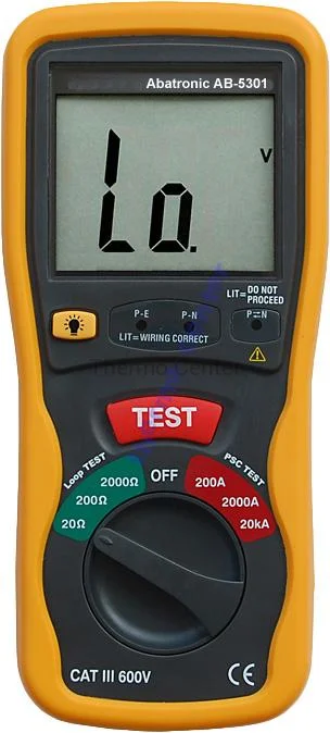 Miernik rezystancji pętli zwarcia i PSC AB-5301
