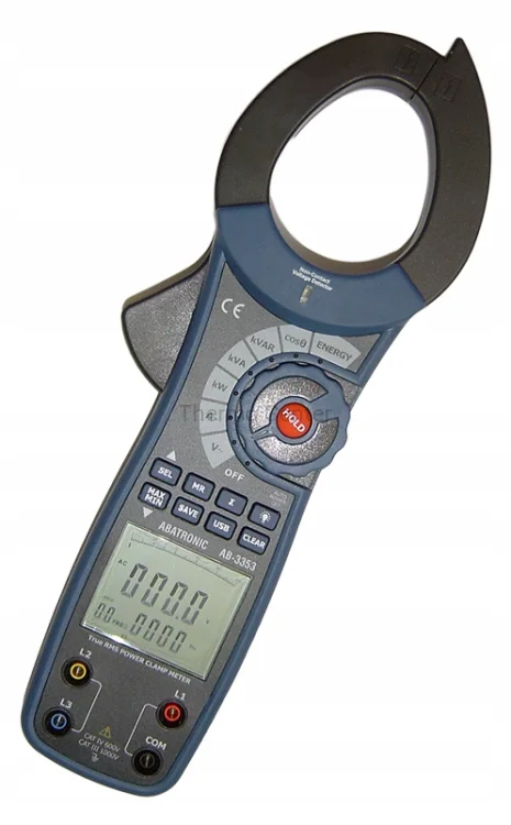 CĘGOWY MULTIMETR MOCY AC Z FUNKCJĄ TRUE RMS AB-3353